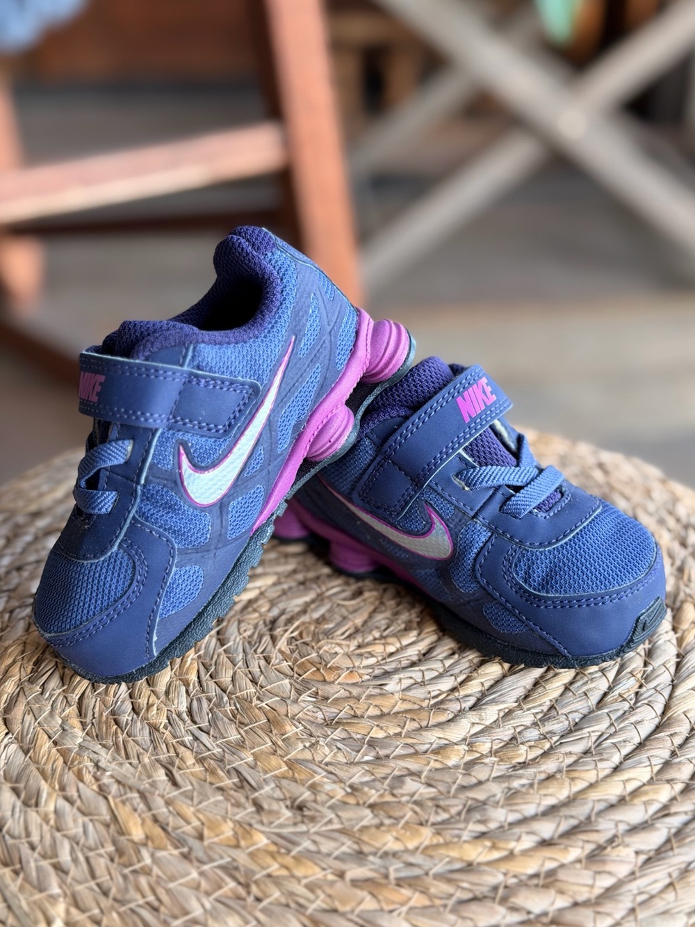 Nike Toddler Purple and Pink Athletic Sneakers